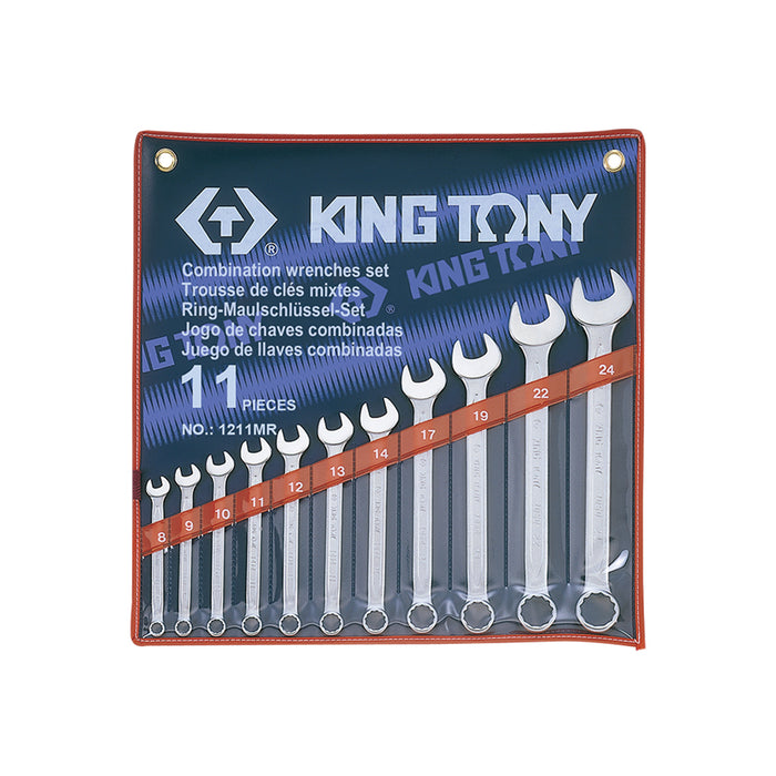 KING TONY 1211MR Spanner Set 8-24MM (11 Pieces)