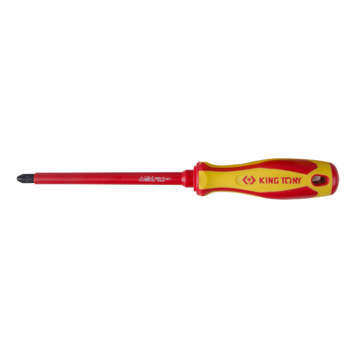 KING TONY 14710104 VDE Philips Screwdriver (PH1 X 100MM) (+)