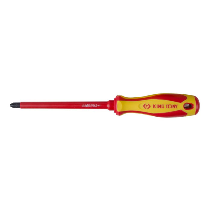 KING TONY 14710204 VDE Philips Screwdriver (PH2 X 100MM) (+)