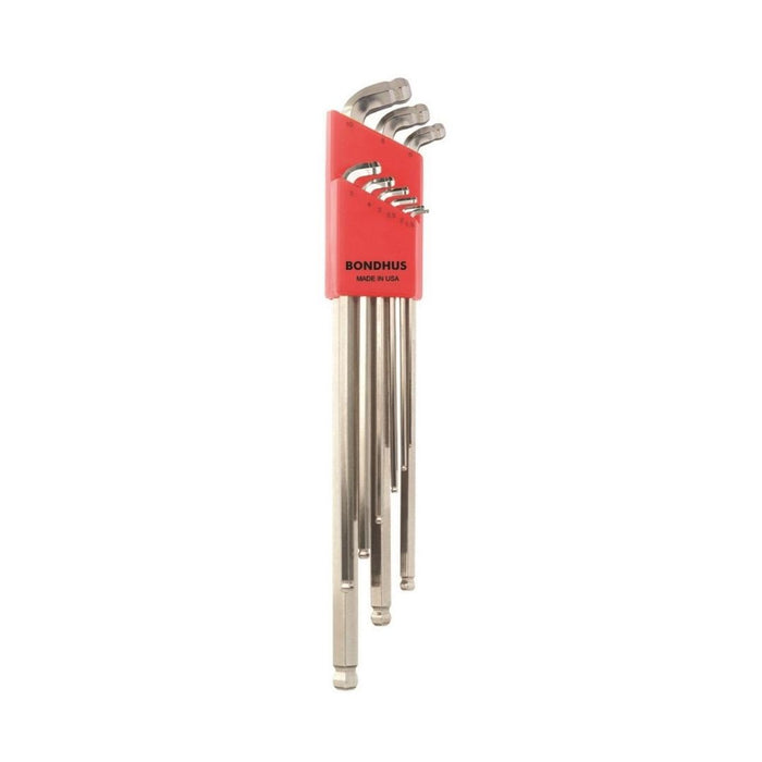 BONDHUS 16799 Stubby Ball End L-Wrench Sets (1.5-10MM) (9 Pieces)