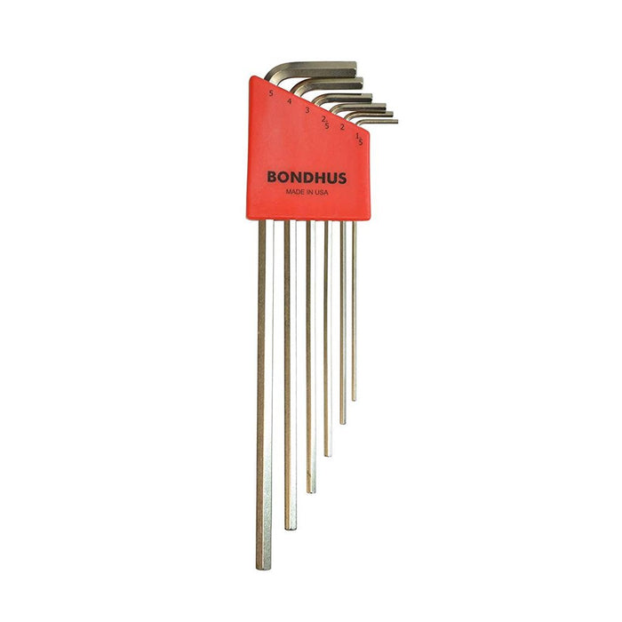 BONDHUS 17046 Ball End L-Wrenches (1-5MM) (6 Pieces)