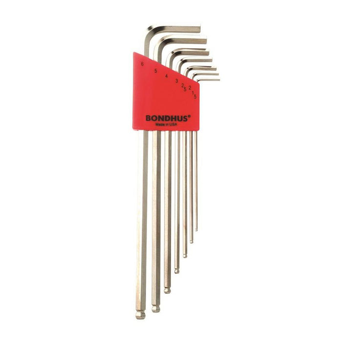 BONDHUS 17092 Ball End L-Wrenches (1-6MM) (7 Pieces)