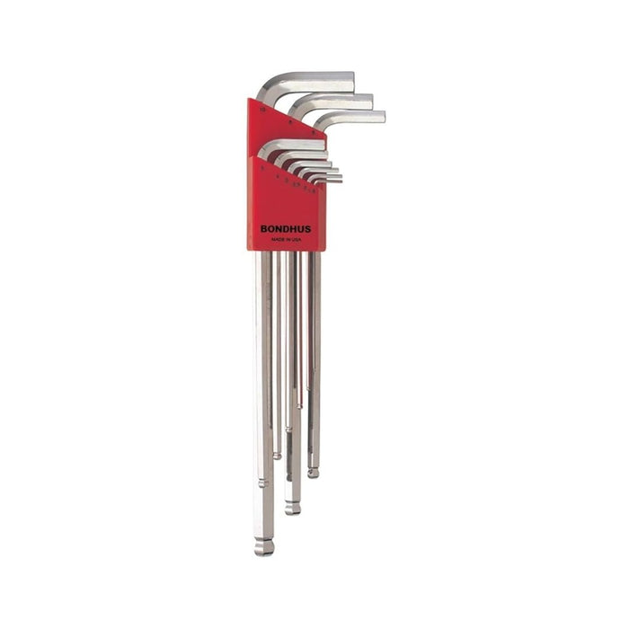 BONDHUS 17099 Ball End L-Wrench (1.0-10MM) (9 Pieces)