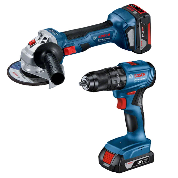 BOSCH GWS 180 + GSB 185 18V Cordless Combo Set