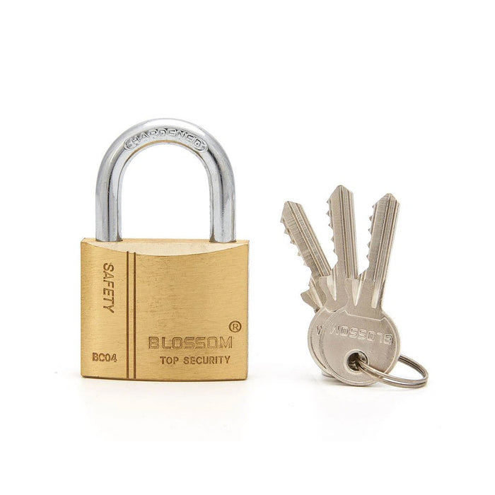 BLOSSOM Keyalike Long Brass Padlock