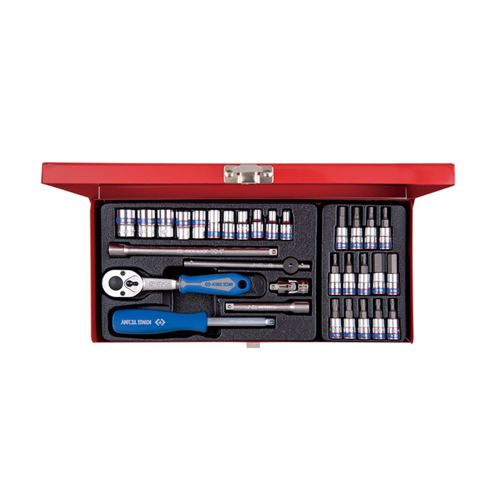 KING TONY 2031MR 1/4" Dr. Socket Set (31 Pieces)