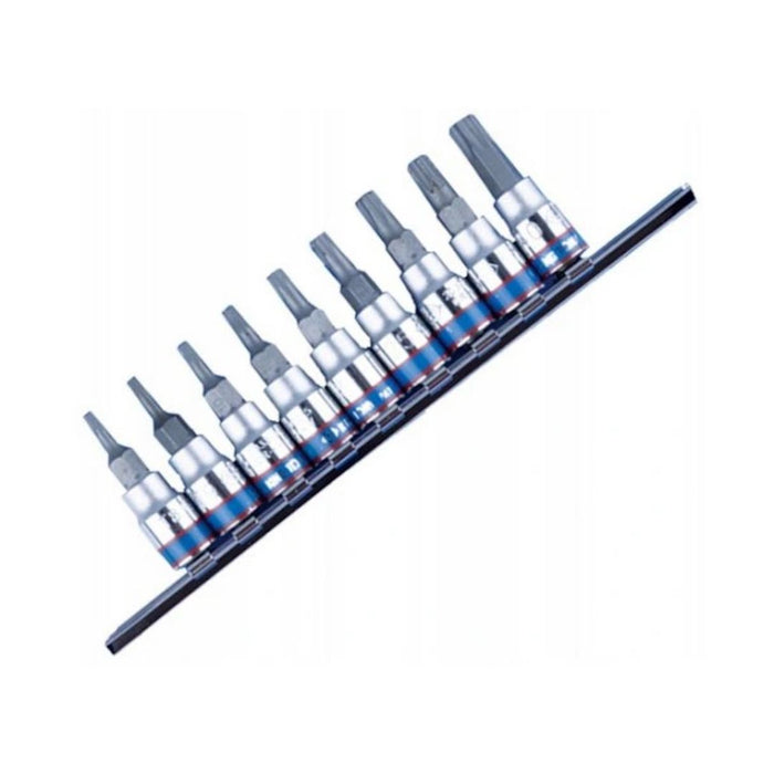 KING TONY 2109PR 1/4" DR Star Bit Socket Set 9PC (T8-T40)