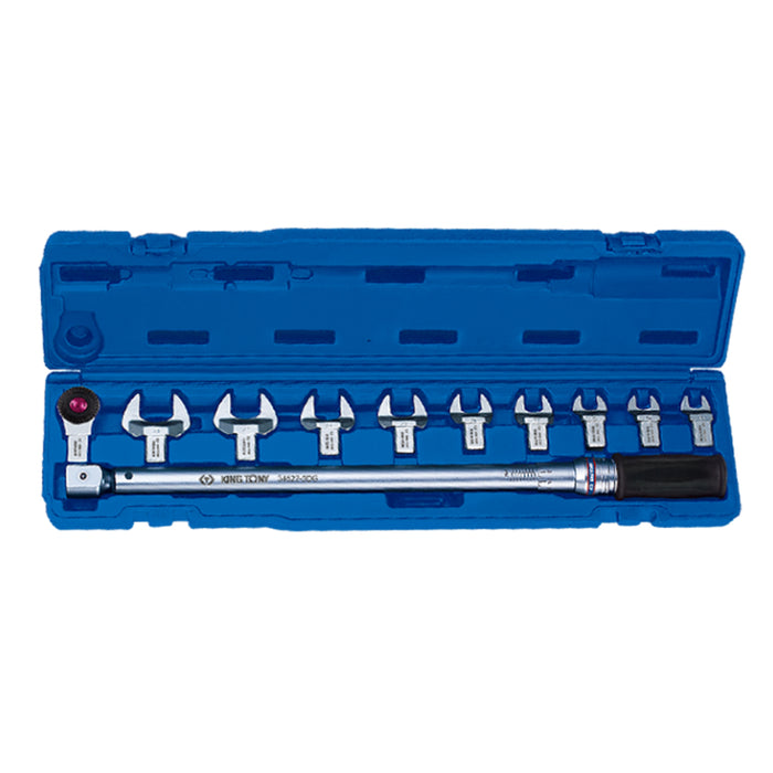 KING TONY Interchangeable Torque Wrench Set (40-200 NM) (11 Pieces)