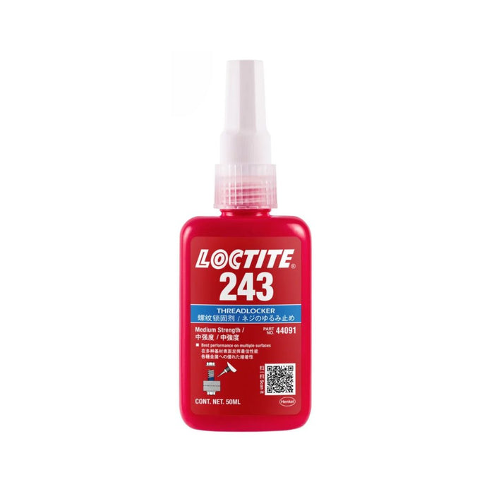 LOCTITE 243 Blue Medium Strength Threadlocker (50ML)
