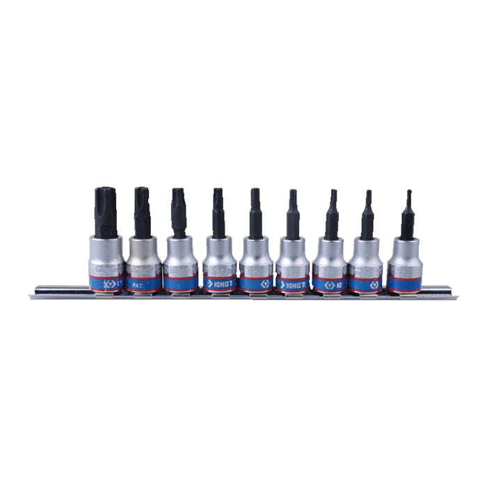 KING TONY 3149PR8 3/8" Dr. Star Bit Set (9 Pieces)