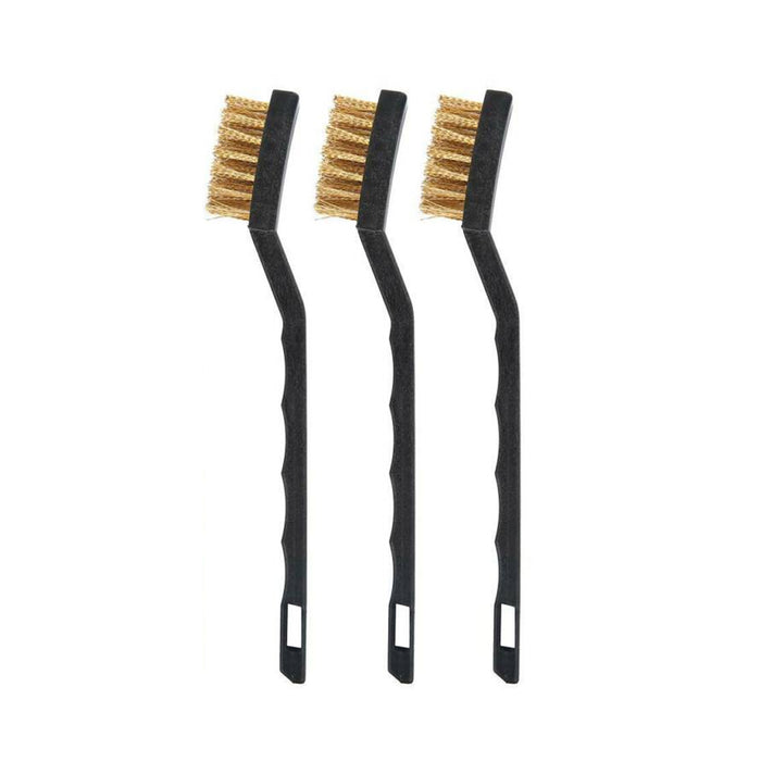 3007B Mini Brass Wire Brush Set 7" (3 Pieces)