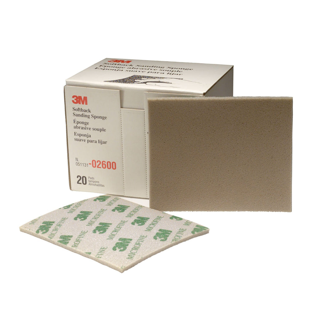 3M 02600 Microfine Softback Sanding Sponge (4-1/2