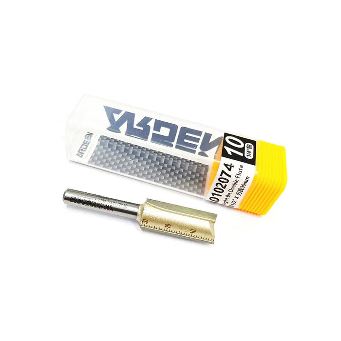ARDEN A0102074 #10 Straight Bit With Double Flute (1/4"X1/2"X30MM)