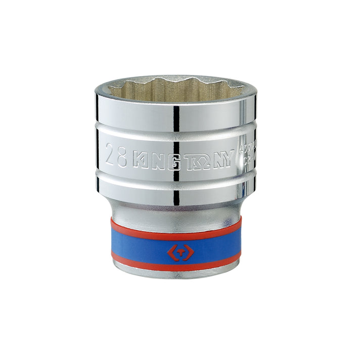KING TONY 4330MR 1/2" Dr. 12PT Socket (Metric Size)