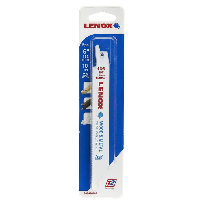 LENOX 110R Sabre Saw Blades (5 Pieces)