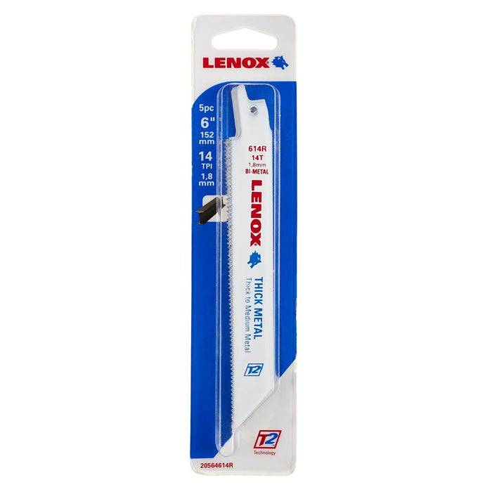 LENOX 614R Sabre Saw Blade (5 Pieces)