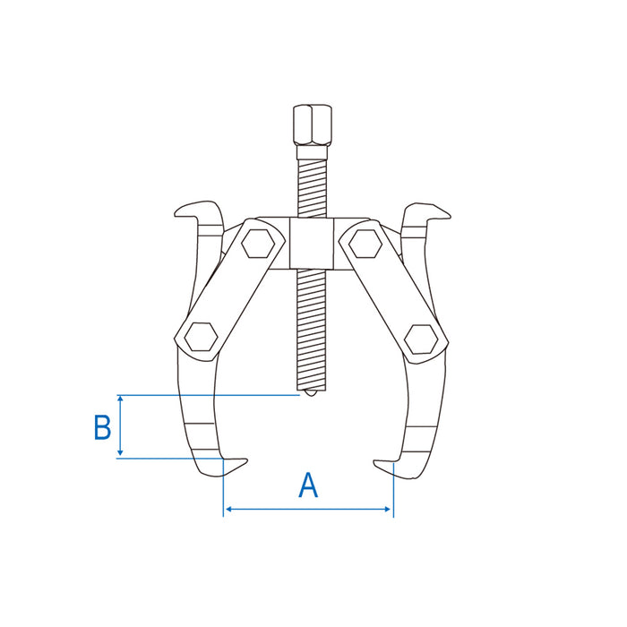 KING TONY 7962 Two-Jaw Gear Puller