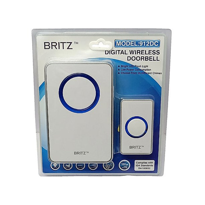 BRITZ 912DC Wireless Door Chime