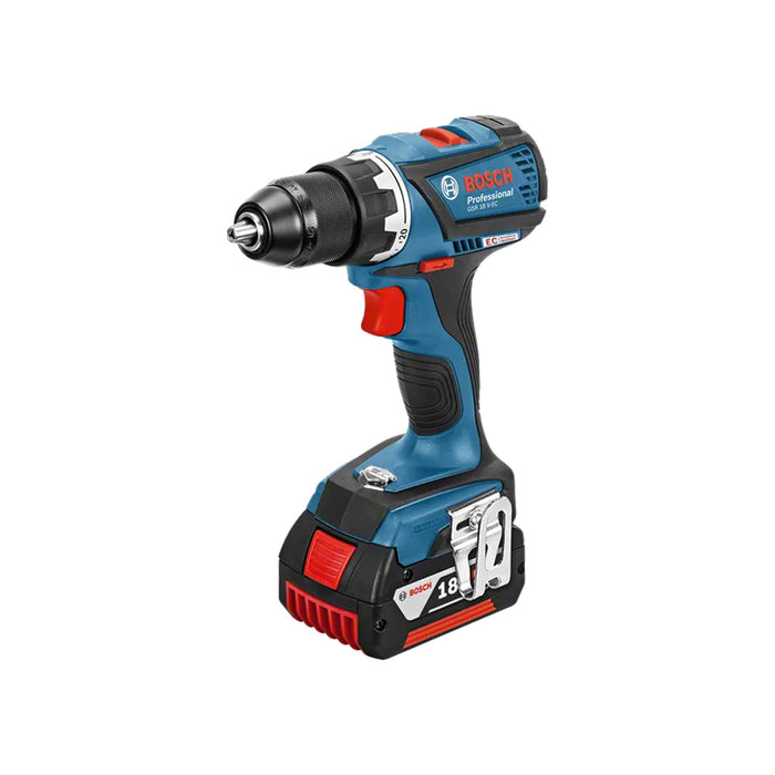 BOSCH GSR 18V-EC Cordless Driver Drill Set (6.0AH)