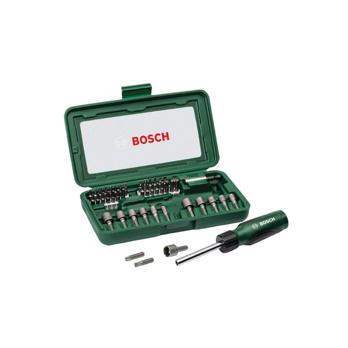 BOSCH 2607017377 Screwdriver Bit and Nutsetter Set (46 Pieces)