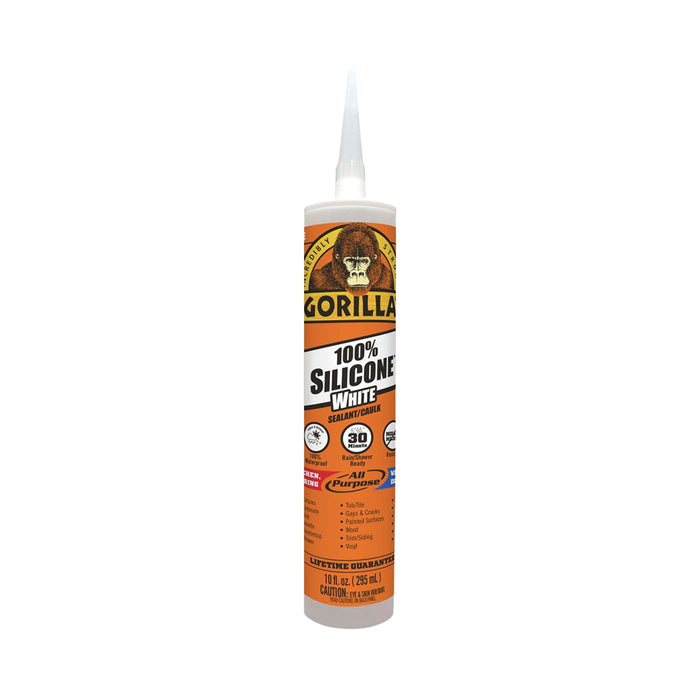 GORILLA 100% Silicone Sealant 10OZ (White)