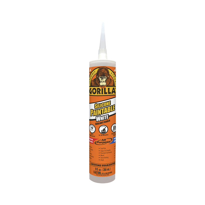 GORILLA Paintable Silicone Sealant (9Oz)