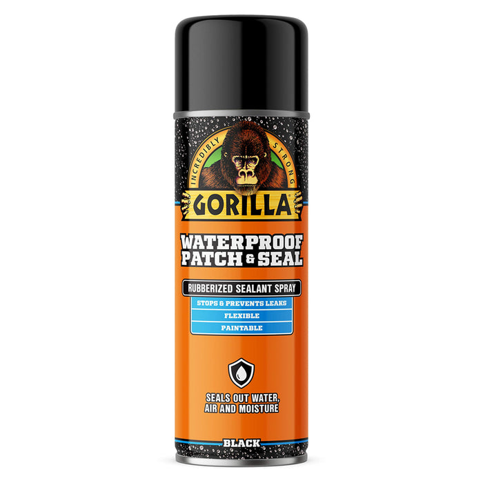 GORILLA Black Waterproof Patch & Seal Spray (16OZ)