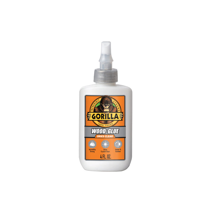 GORILLA Wood Glue (Clear) (4OZ)