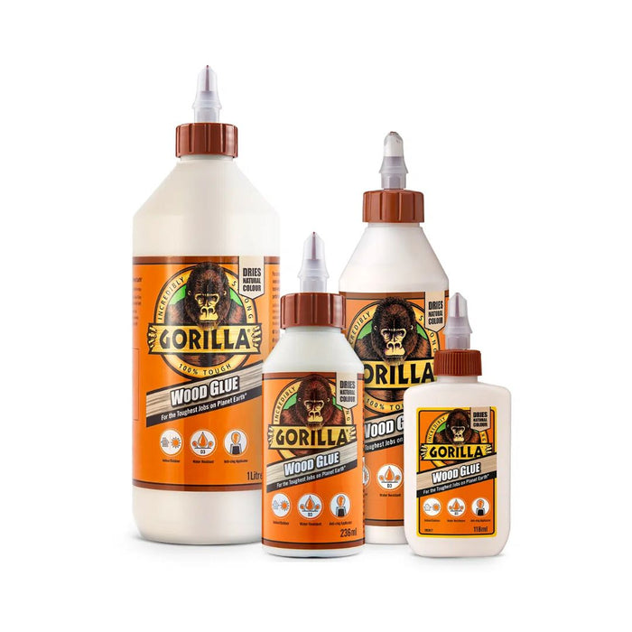 GORILLA Wood Glue (4OZ - 1 GAL)