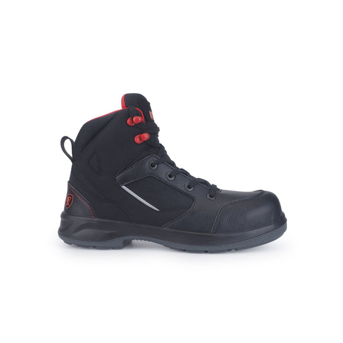 KPR S-985 Black Mid Cut Lace Up Safety Boot