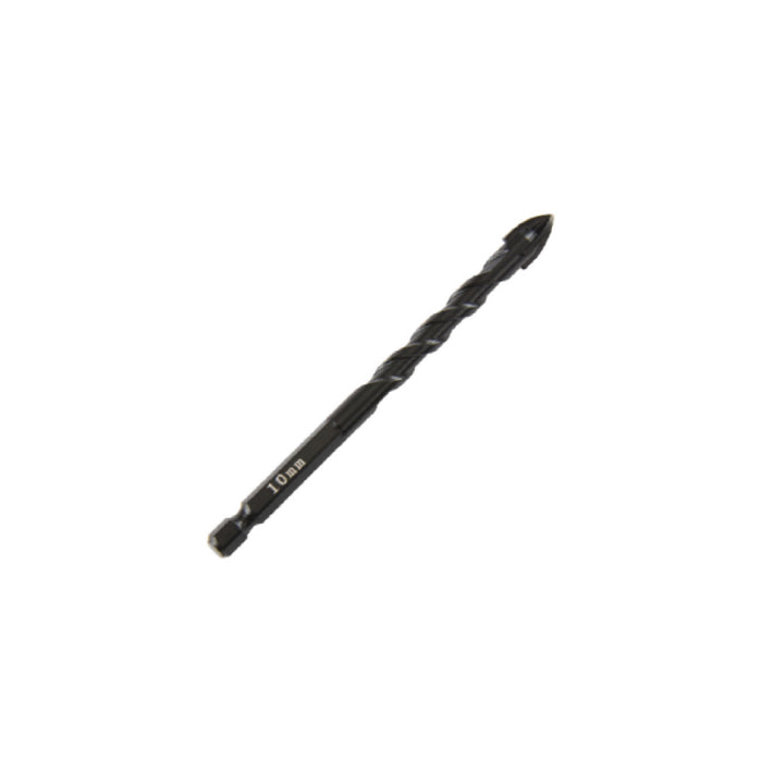 M10 Spear Point Glass & Tile Drill Bit (1/4" Hex)
