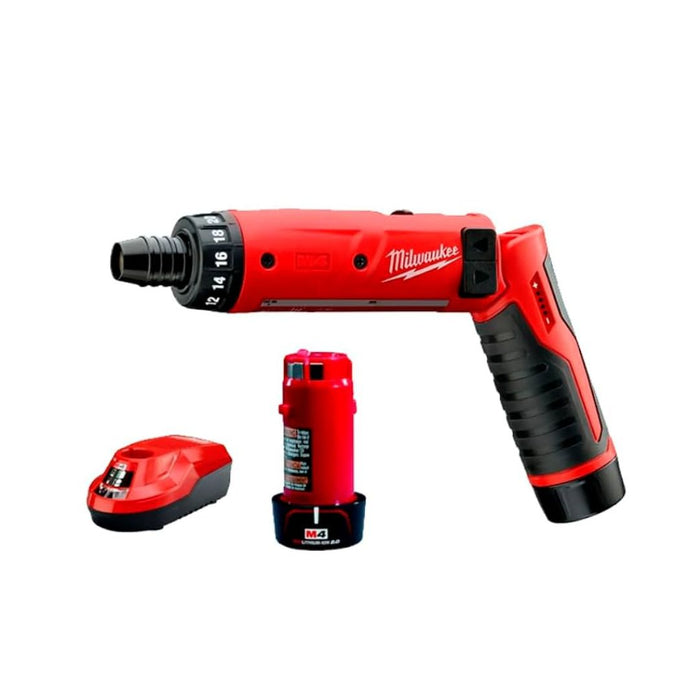 MILWAUKEE M4D Cordless Stick Driver Drill Kit (4V)