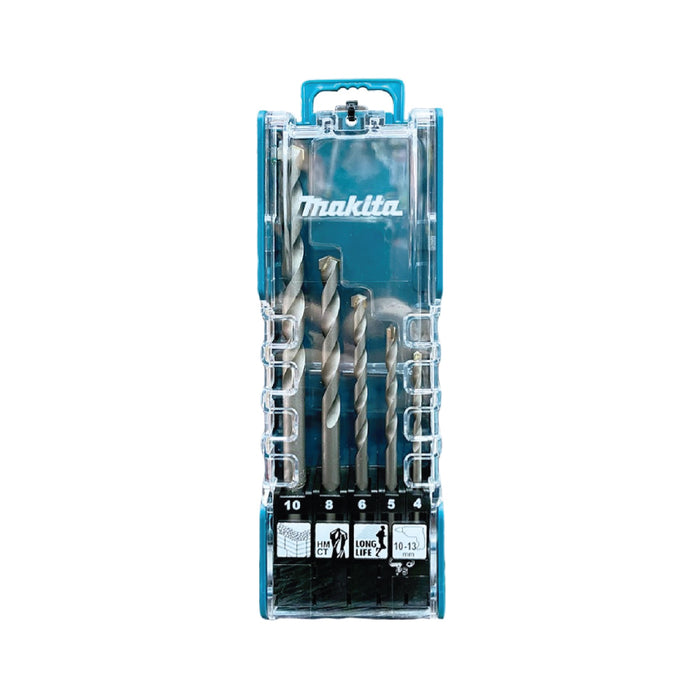 MAKITA E-11536 TCT Masonry Bit Set 5 Pieces (4, 5, 6, 8, 10)