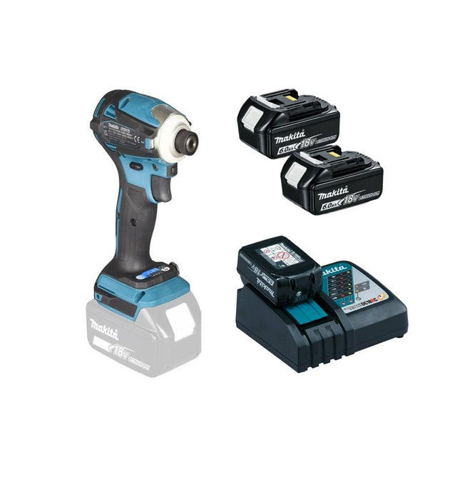 MAKITA DTD172RGE 18V Cordless Brushless Impact Driver Hex 1/4" (6.0AH)