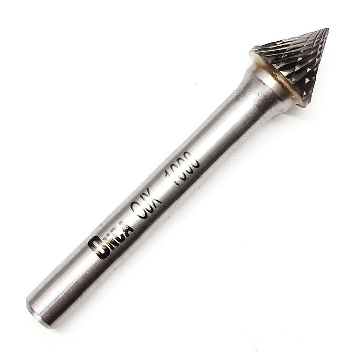 ONCA OJX Tungsten Carbide Rotary Burr 60° Cone Sharp Pointed