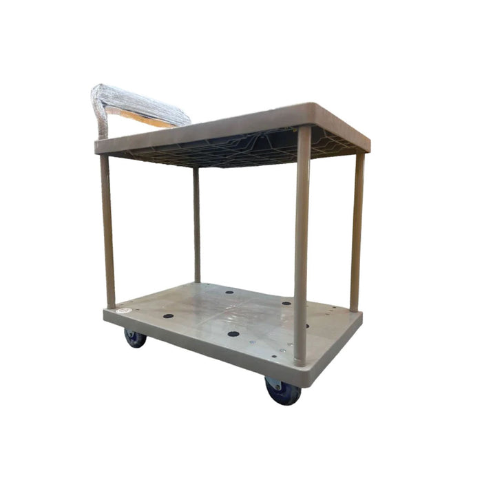 PRESTAR PB114 Single Handle 2 Tier Plastic Trolley (150KG)