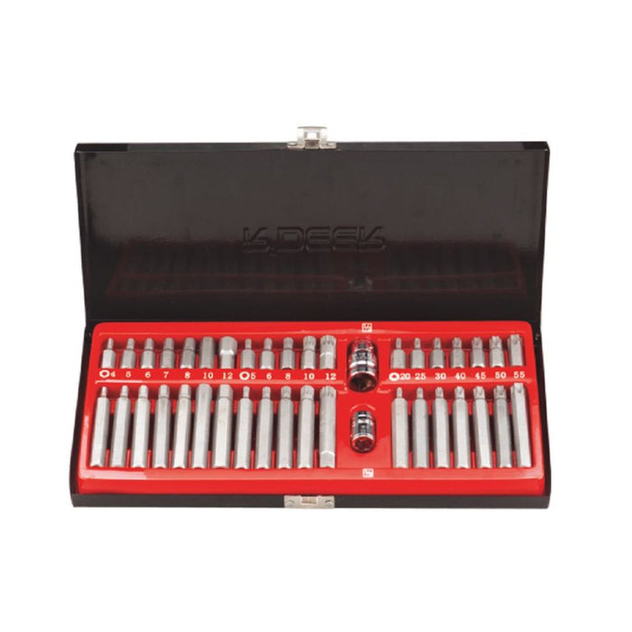 ROBUST DEER RT-1641 Hex Spline & Star Bit Socket Set (40 Pieces)