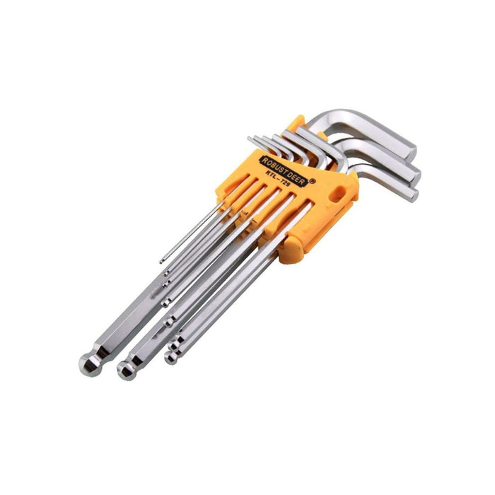 ROBUST DEER RTL-729 A/F Ball Allen Key Set (1/16"-3/8")