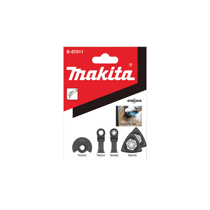 MAKITA B-67511 Multi-tool Carpentry Set (5 Pieces)