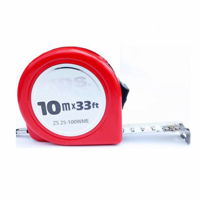 KDS ZS25100 Double Lock Measuring Tape (10.0MX25MM)