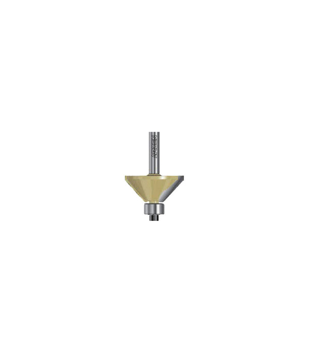 ARDEN A0209074 1/4" Shank 45° Chamfer Router Bit (1/4"X1/2") #117
