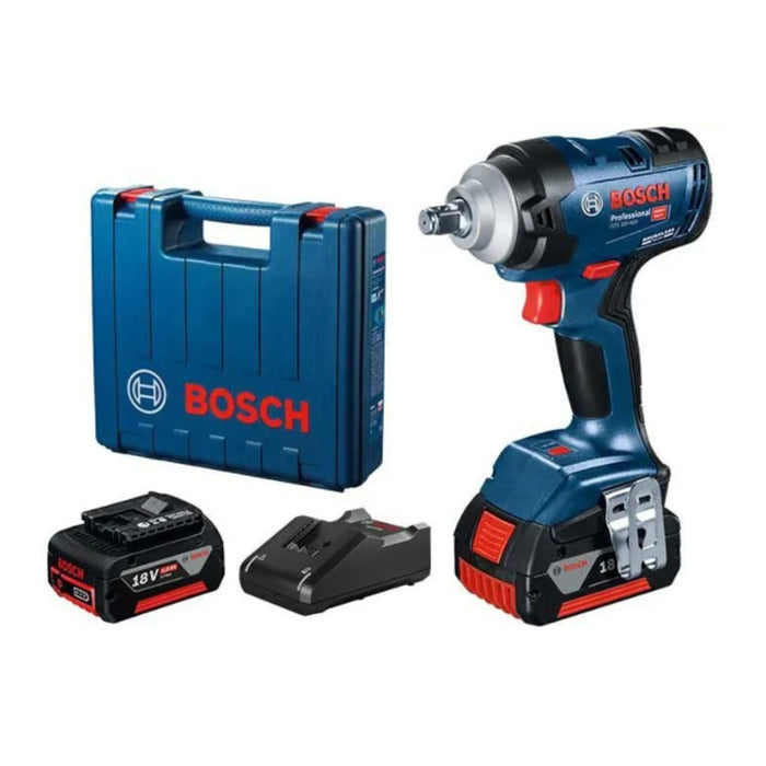 BOSCH GDS 18V-400 18V Impact Wrench 1/2in Set (5.0AH)