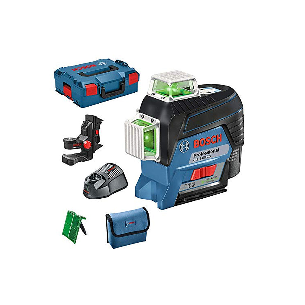 BOSCH GLL 3-80CG Green Laser Level — Teck Cheong Hardware Pte Ltd