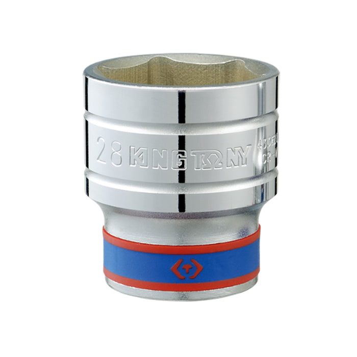 KING TONY  1/2" Dr. 6PT Socket (Metric Size)