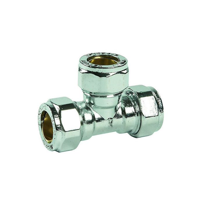MEICO CC Pipe T Joint (Chrome)