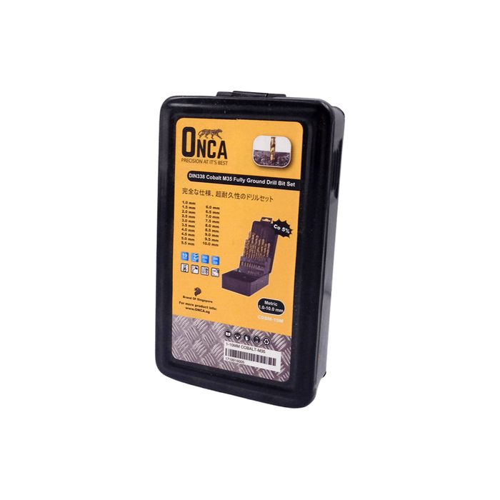 ONCA CDSM-19M Cobalt M35 Drill Bit Set