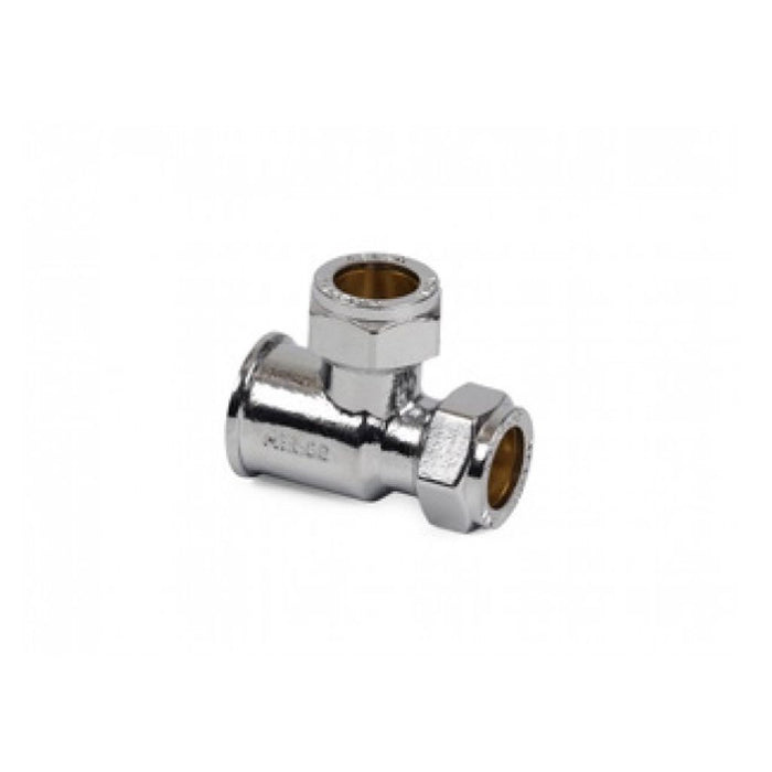 MEICO CFI Chrome Pipe T Joint (15MM x 1/2" x 15MM)