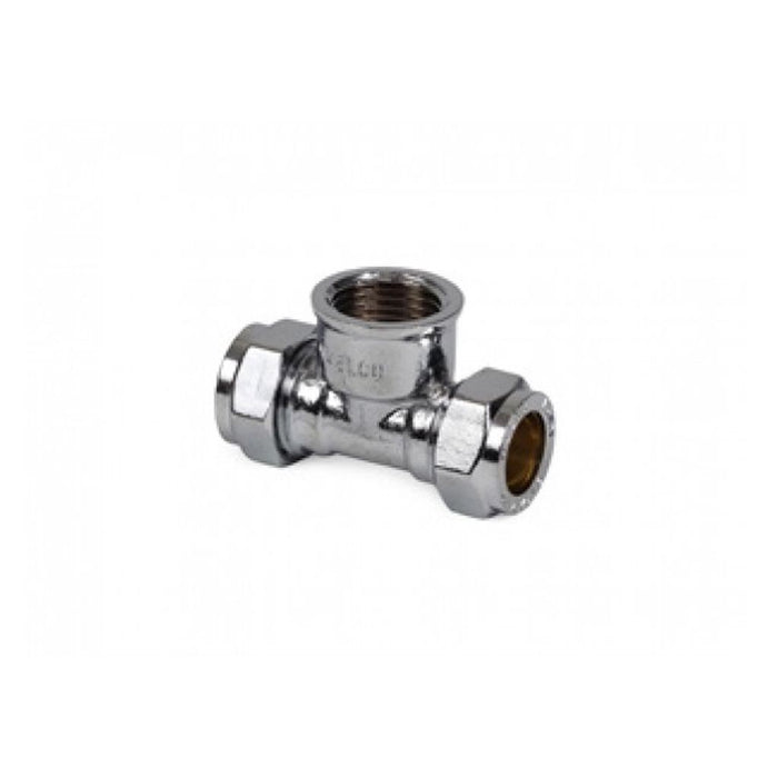 MEICO CFI Chrome Pipe T Joint (15MM x 15MM x 1/2")