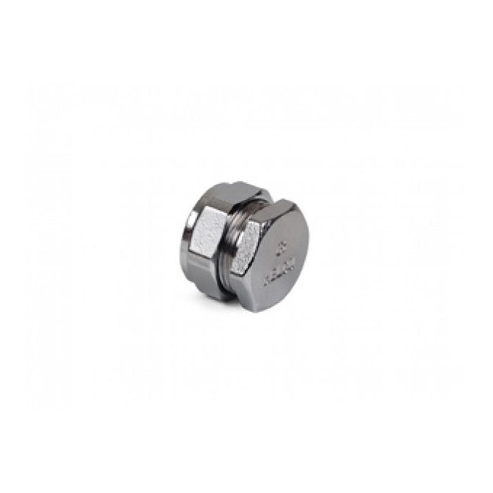 MEICO Pipe Compression Stop End (Chrome)
