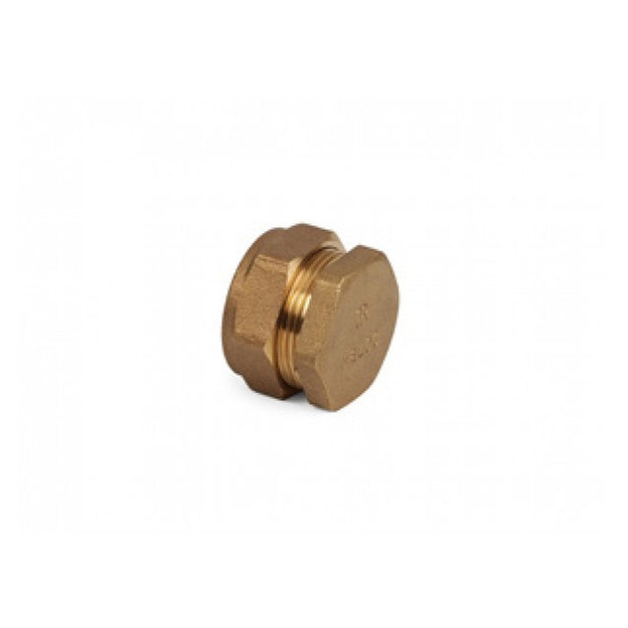 MEICO Pipe Compression Stop End (Brass)